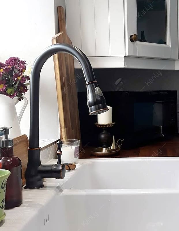 Vòi rửa bát Kanly tại khu nhà ở thanh trì