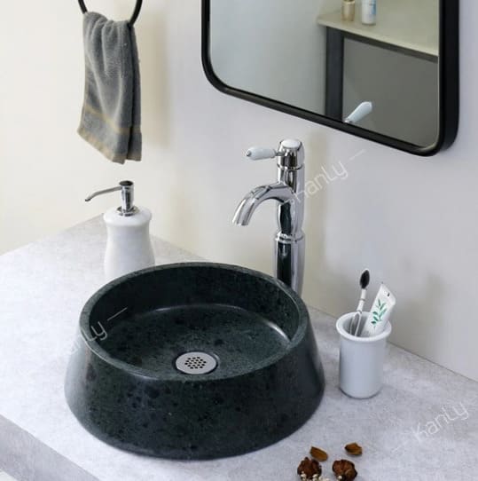 Vòi chậu lavabo nóng lạnh mạ chrome Kanly CHA09 