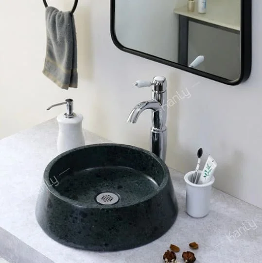 Vòi chậu lavabo nóng lạnh mạ chrome Kanly CHA09