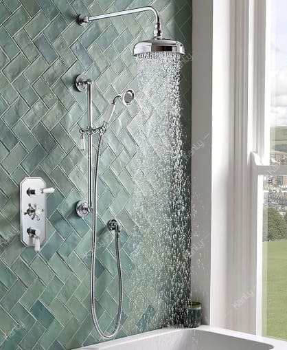 Sen tắm âm tường nóng lạnh bằng đồng Kanly CHS75 