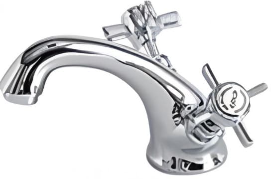 Vòi chậu lavabo lnóng lạnh mạ chrome Kanly CHV05 