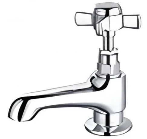 Vòi nước lạnh bằng đồng gắn tường mạ chrome Kanly CHV109