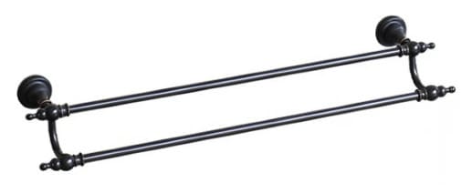 Thanh vắt khăn đôi bằng đồng màu đen Kanly GCK12B 