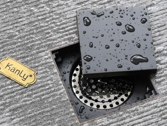 Phễu thoát sàn bằng đồng Kanly GCP10B 