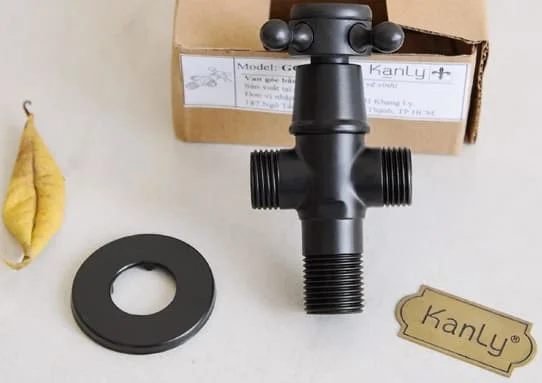 Van T chia nước bằng đồng Kanly GCV12B 