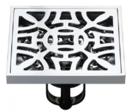 Phễu thoát sàn hoa văn bằng đồng Kanly CHP01 