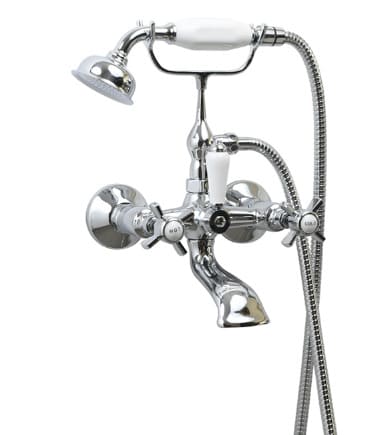 Sen tắm lạnh bằng đồng mạ chrome Kanly CHS02