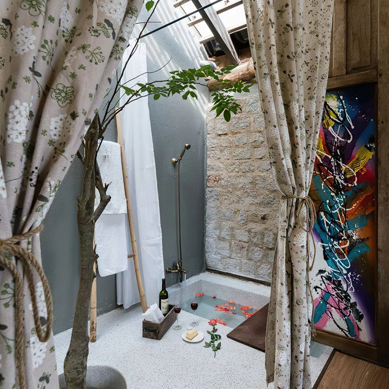 Thiết bị nhà tắm kanly tại homestay tại thạch thất