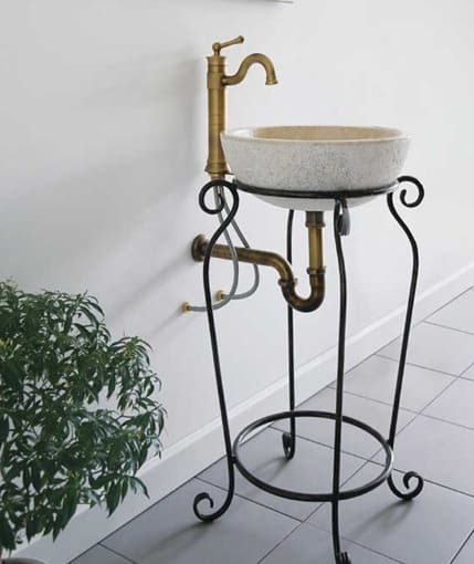 Chân kệ sắt đặt chậu lavabo Kanly FP10
