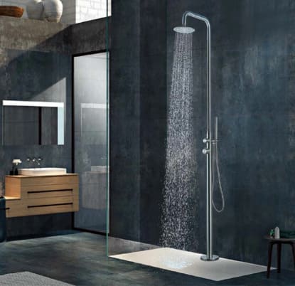 Sen cây tắm đứng nóng lạnh đặt sàn ngoài trời Kanly KLS9005 