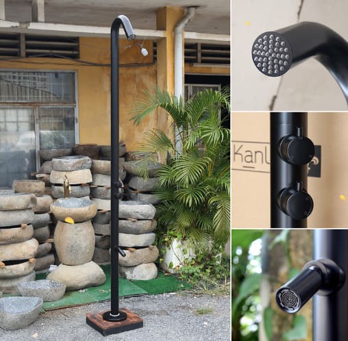 Sen cây tắm đứng nóng lạnh đặt sàn ngoài trời Kanly KLS9015B