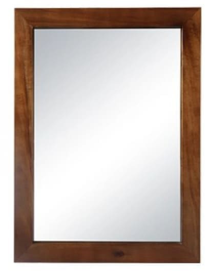 Gương soi tròn khung bằng gỗ treo tường Kanly PK21.01 