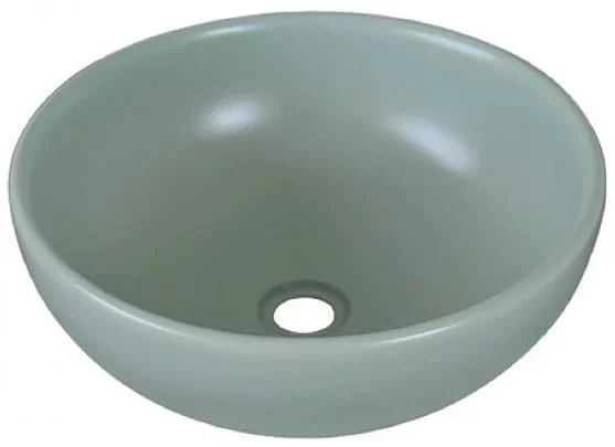 Chậu lavabo đặt bàn sứ tròn màu xanh ngọc Kanly SU516