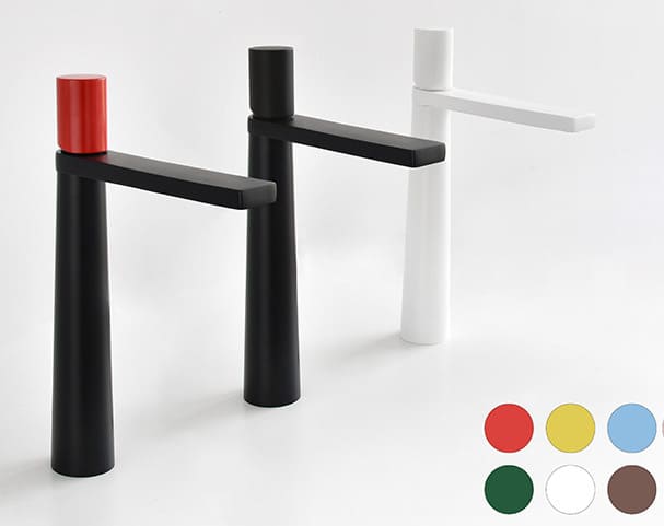 Vòi lavabo màu đen nóng lạnh Kanly KLA42