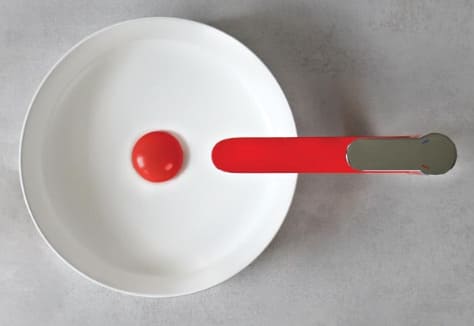 Đầu xả lavabo sứ màu đỏ Kanly KLX18 