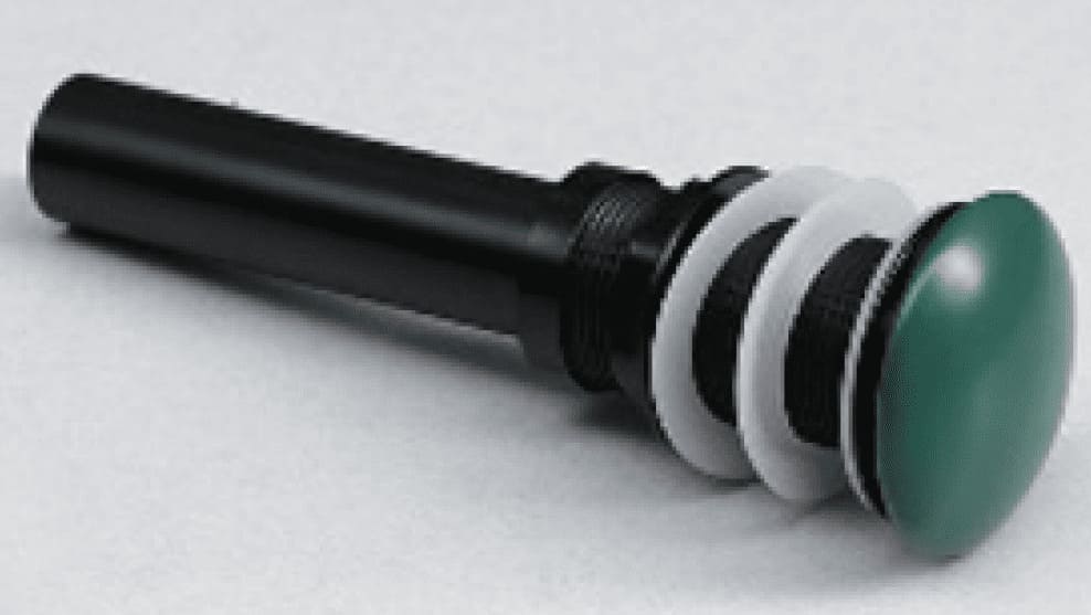 Đầu xả lavabo sứ màu xanh lá Kanly KLX19 