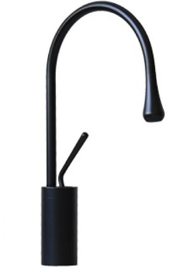 Vòi lavabo nóng lạnh màu đen thân cao Kanly GCC20B 