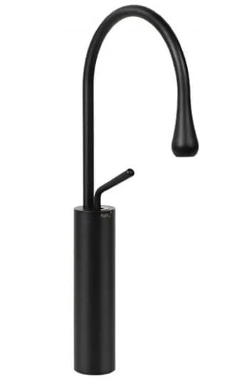 Vòi lavabo nóng lạnh màu đen thân cao Kanly GCC21B 