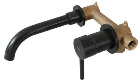 Vòi chậu lavabo nóng lạnh gắn tường Kanly GCT04B 