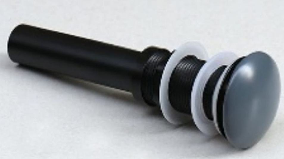 Đầu xả lavabo sứ màu xám Kanly KLX17 