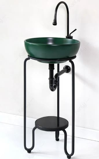 Kệ đặt chậu lavabo bằng sắt Kanly FP08