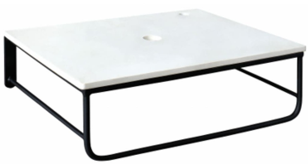 Chân kệ sắt đặt chậu lavabo mặt đá nhân tạo Kanly FW06