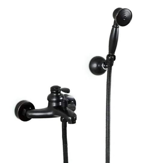 Sen tắm nóng lạnh bằng đồng màu đen Kanly GCS20B