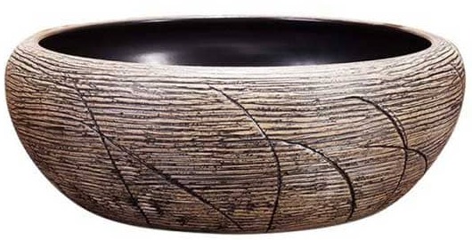 Chậu lavabo dương bàn sứ mỹ thuật Haduvico LVB011