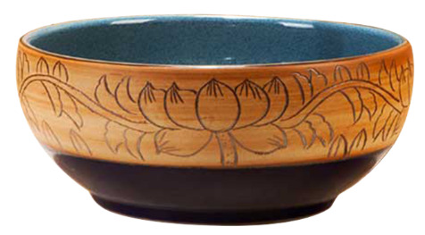 Chậu lavabo dương bàn sứ mỹ thuật Haduvico LVB029