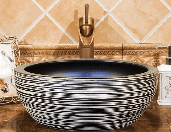 Chậu lavabo dương bàn sứ mỹ thuật Haduvico LVB039