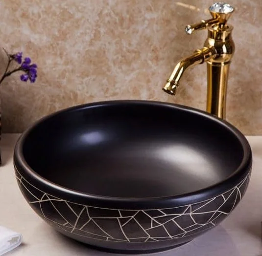 Chậu lavabo dương bàn sứ mỹ thuật Haduvico LVB043