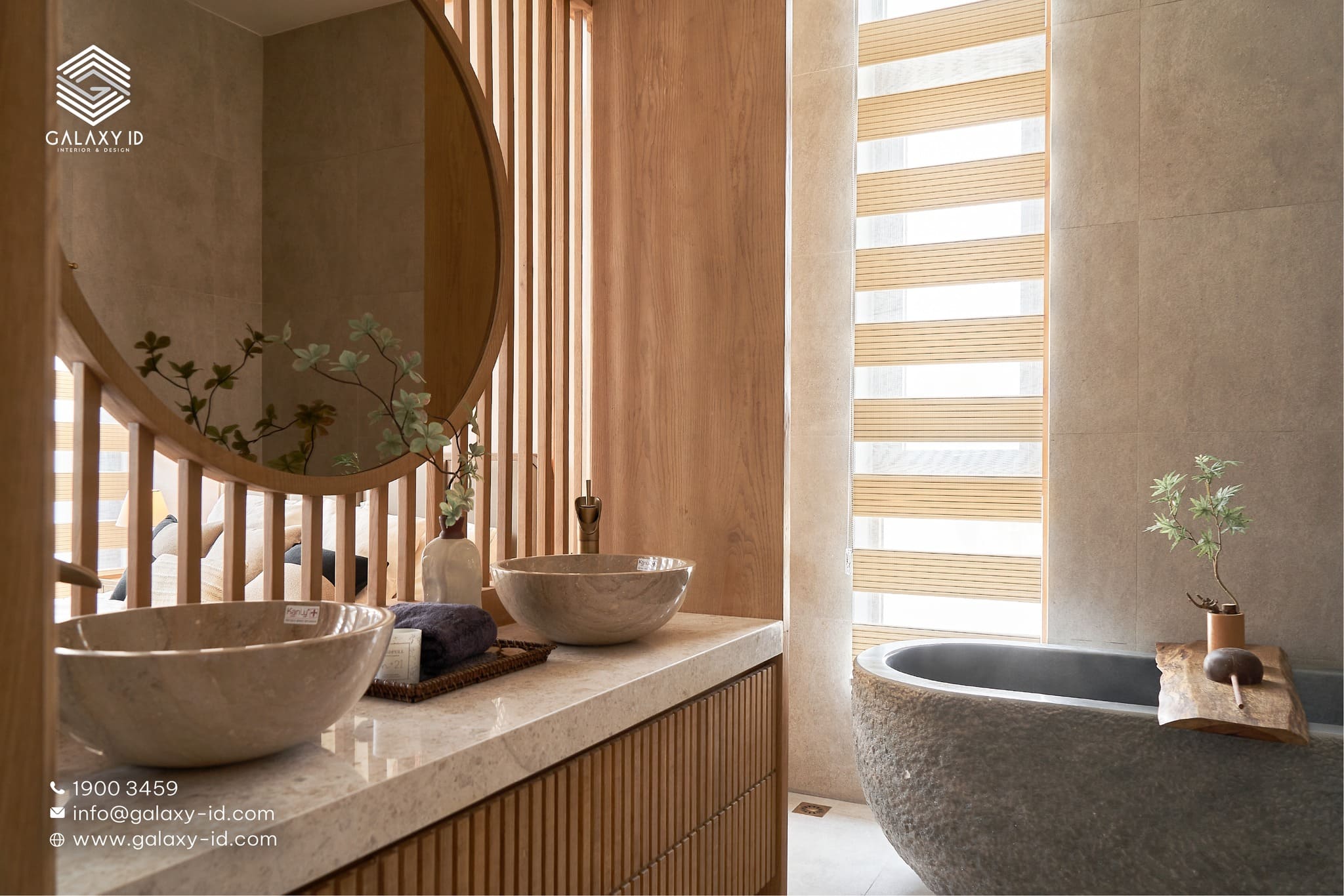 Chậu đá kanly tại khách sạn homestay khu vực chùa hương mỹ đức