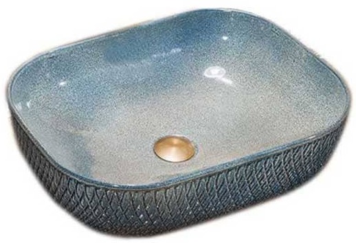 Chậu lavabo dương bàn sứ mỹ thuật Haduvico LVB009