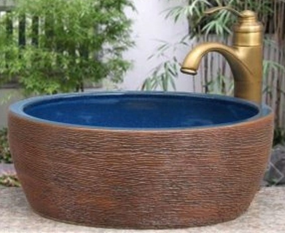 Chậu lavabo dương bàn sứ mỹ thuật Haduvico LVB018