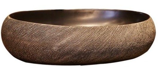 Chậu lavabo dương bàn sứ mỹ thuật Haduvico LVB019