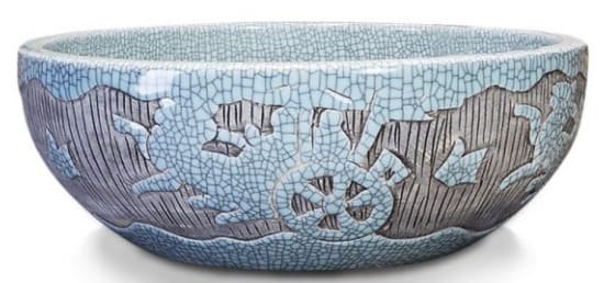 Chậu lavabo dương bàn sứ mỹ thuật Haduvico LVB051