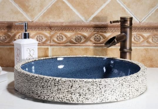 Chậu lavabo dương bàn sứ mỹ thuật Haduvico LVB052