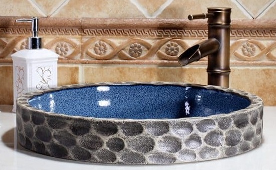 Chậu lavabo dương bàn sứ mỹ thuật Haduvico LVB053