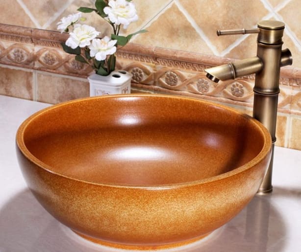 Chậu lavabo dương bàn sứ mỹ thuật Haduvico LVB040