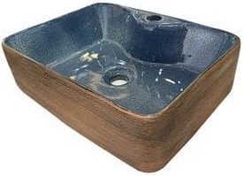 Chậu lavabo dương bàn sứ mỹ thuật Haduvico LVB057