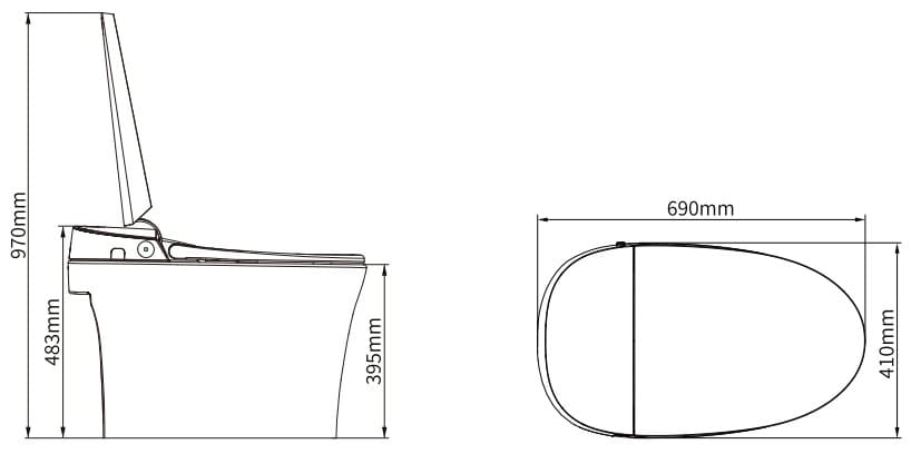 Bản vẽ kỹ thuật bồn cầu tự động F67 Aquatiz