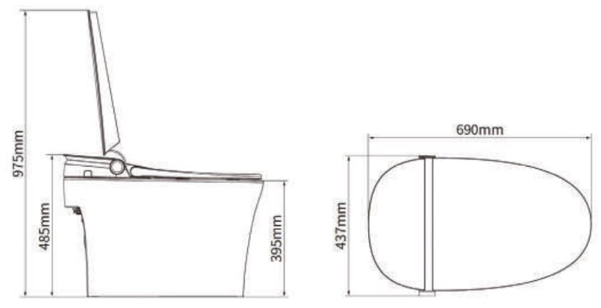 bồn cầu cảm ứng tự động FA09-T