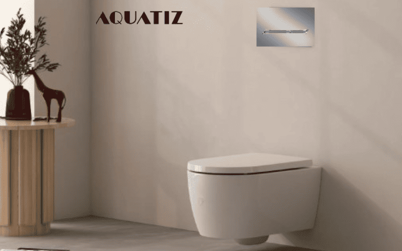 Bồn cầu âm tường nắp điện tử Aquatiz Y7216