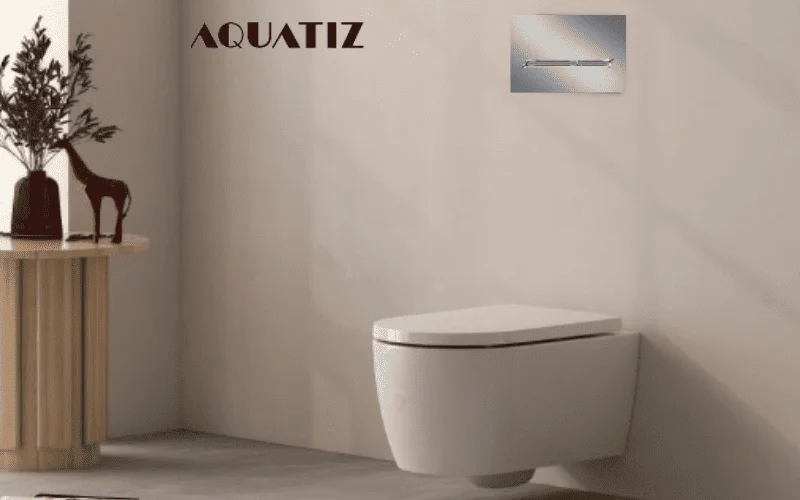 Bồn cầu âm tường nắp điện tử Aquatiz Y7216