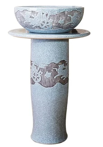 Đôn chậu sứ mỹ thuật cao cấp Haduvico DC002