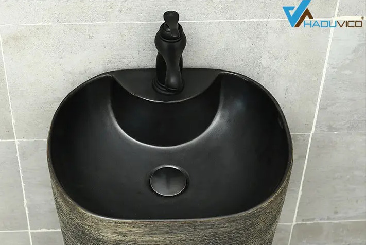 Đôn chậu sứ mỹ thuật cao cấp Haduvico DC018