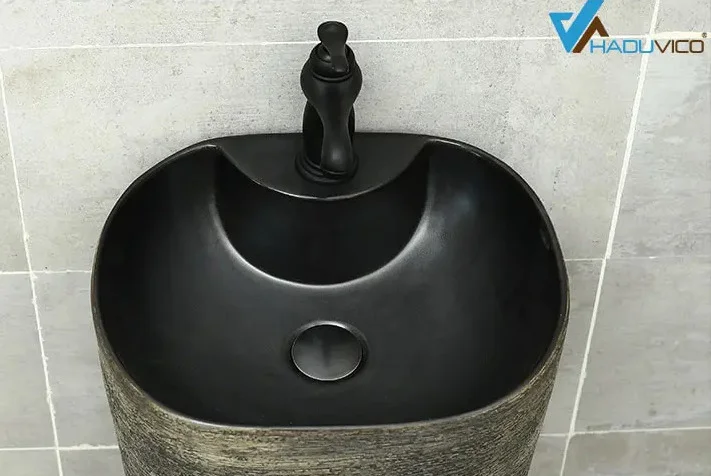 Đôn chậu sứ mỹ thuật cao cấp Haduvico DC018