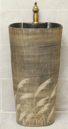 Đôn chậu sứ mỹ thuật cao cấp Haduvico DC021