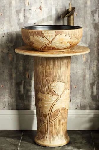 Đôn chậu sứ mỹ thuật cao cấp Haduvico DC028