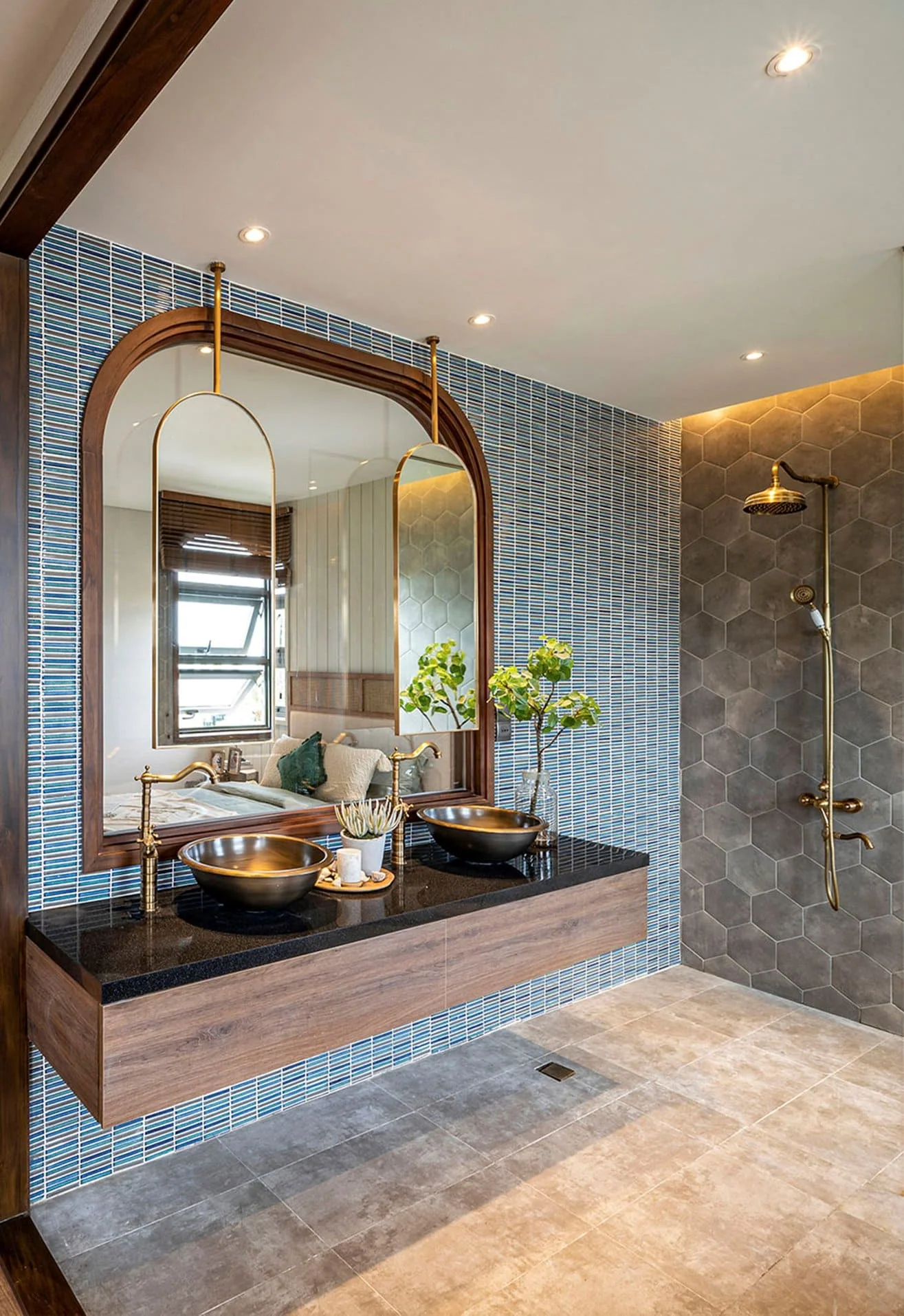 Thiết bị nhà tắm kanly tại biệt thự khu chương mỹ